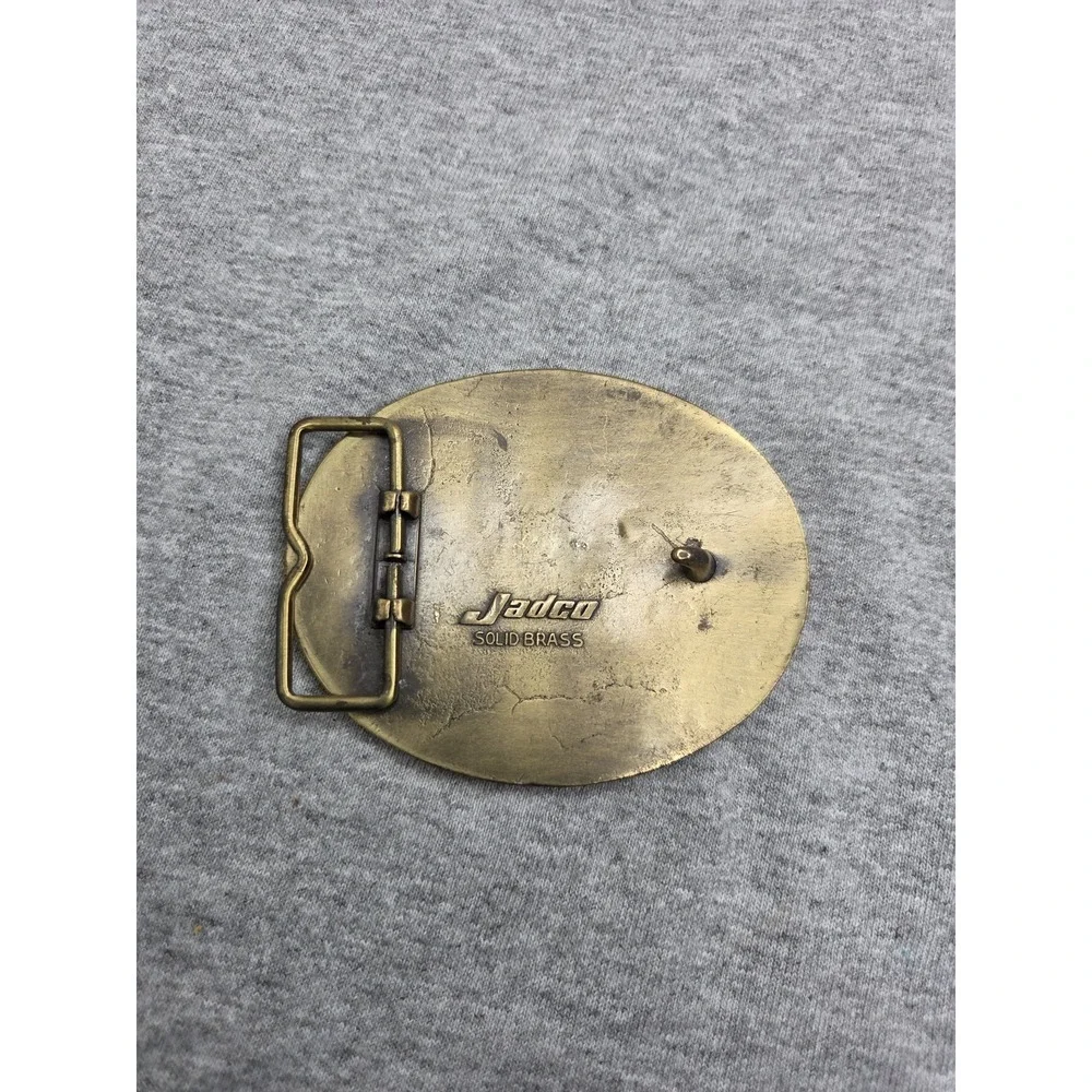 Bronze NRA Lifetime Member Belt Buckle Heavy Gun Rights Collectible